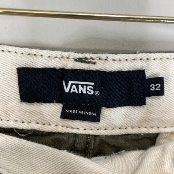 Vans Men's Olive Green Cargo Shorts Ripstop Cotton Utility Size 32 - Picture 8 of 10